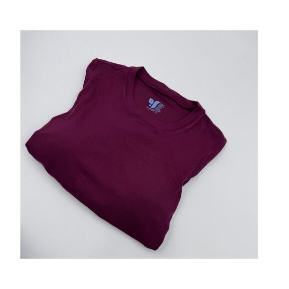 Aspen Long Sleeve Bra Top Small/Medium Dark Cherry - Picture 5 of 6